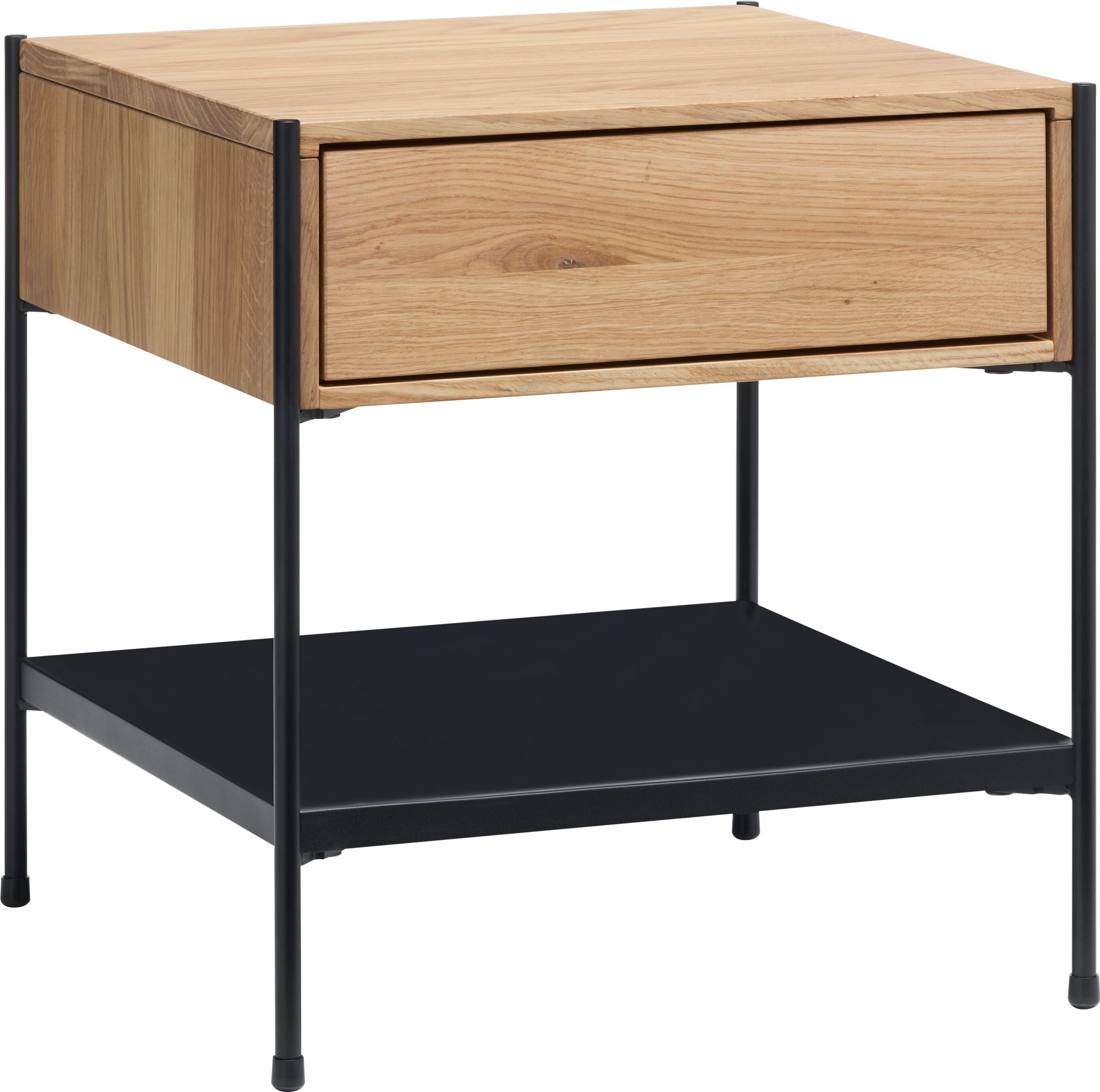 MALA Nachttisch - Eiche / B: 40.0 cm x T: 40.0 cm x H: 43.0 cm