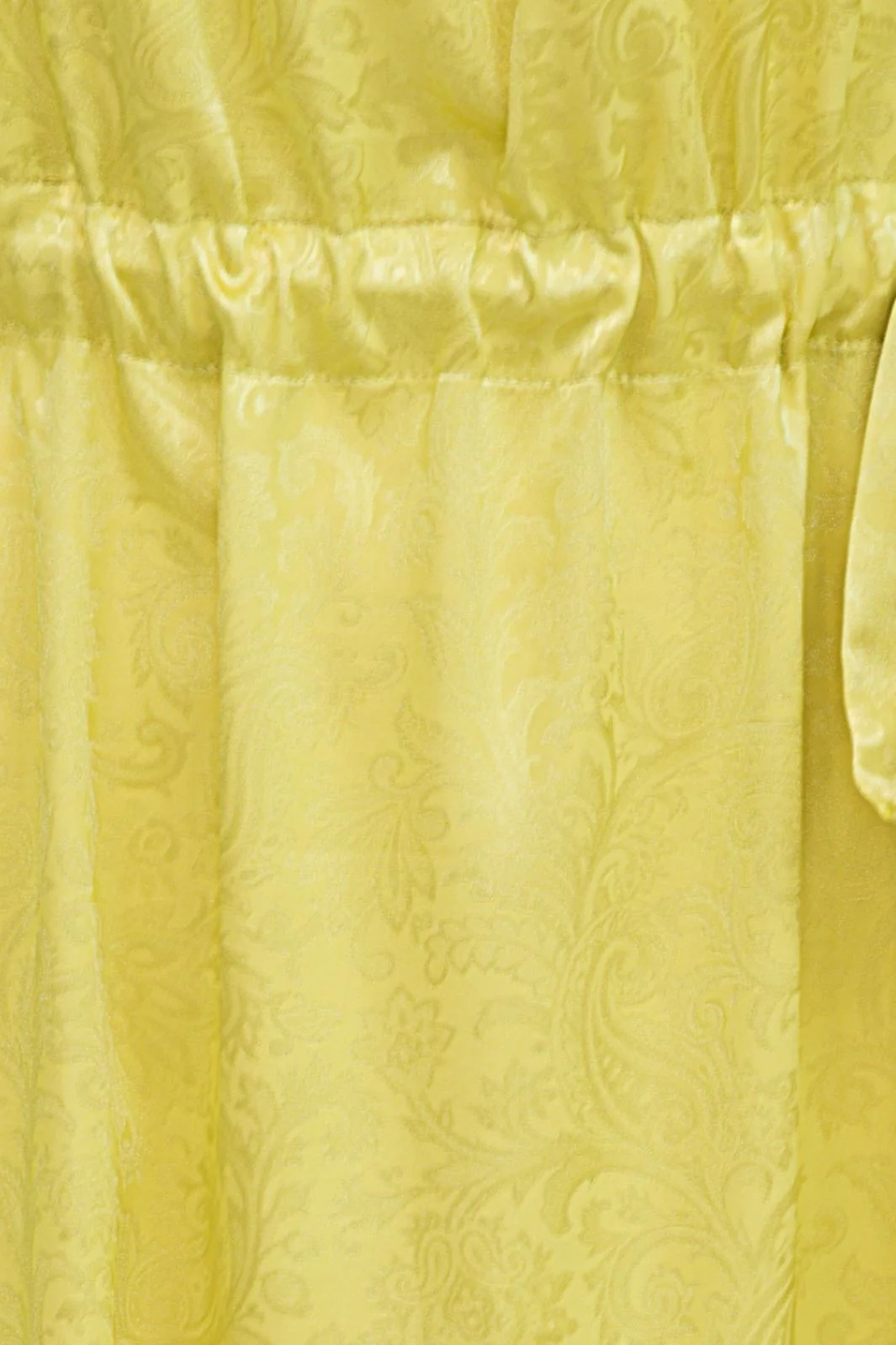 Karmamia Layla Dress yellow paisley jacquard