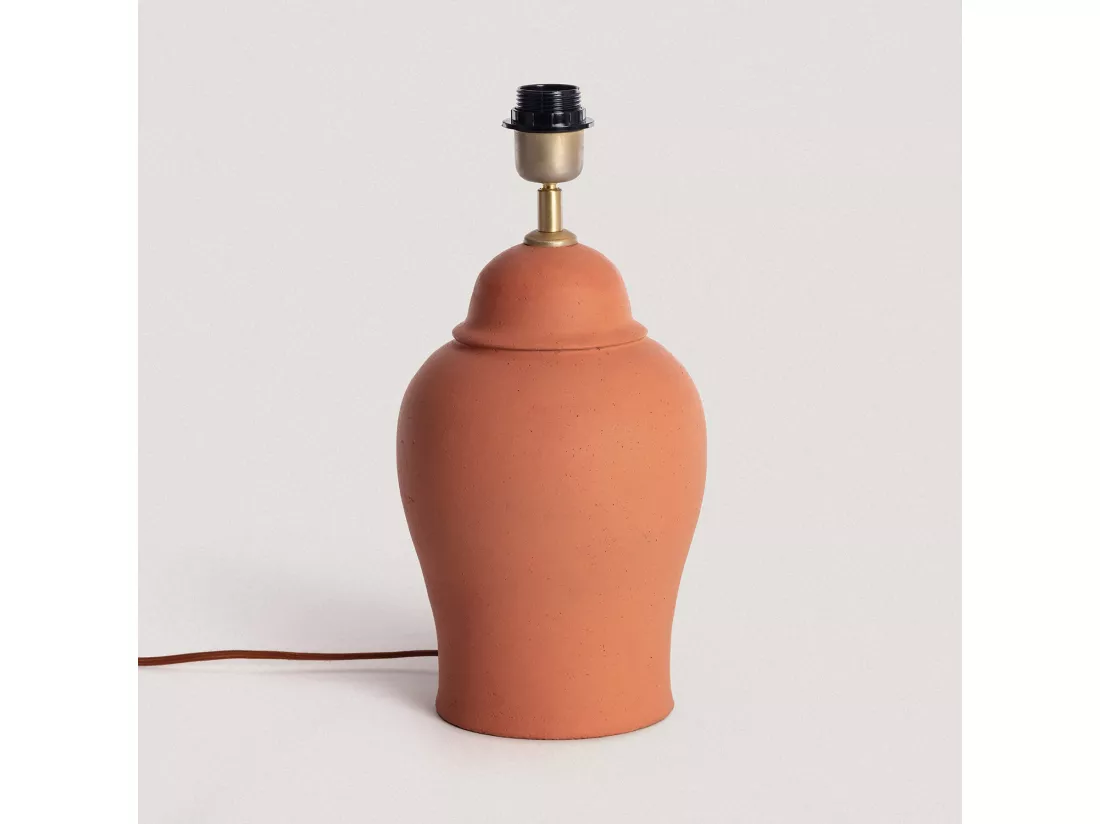 Lampe à Poser Terracota Ilana ILUZZIA Naturel