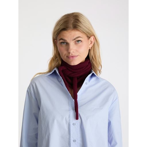 Neo Noir Misty Knit Tørklæde, Wine