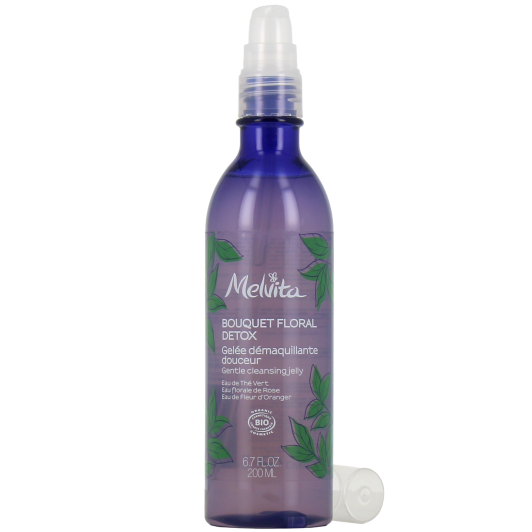 Gelée démaquillante visage et yeux Melvita Bouquet Floral Détox
