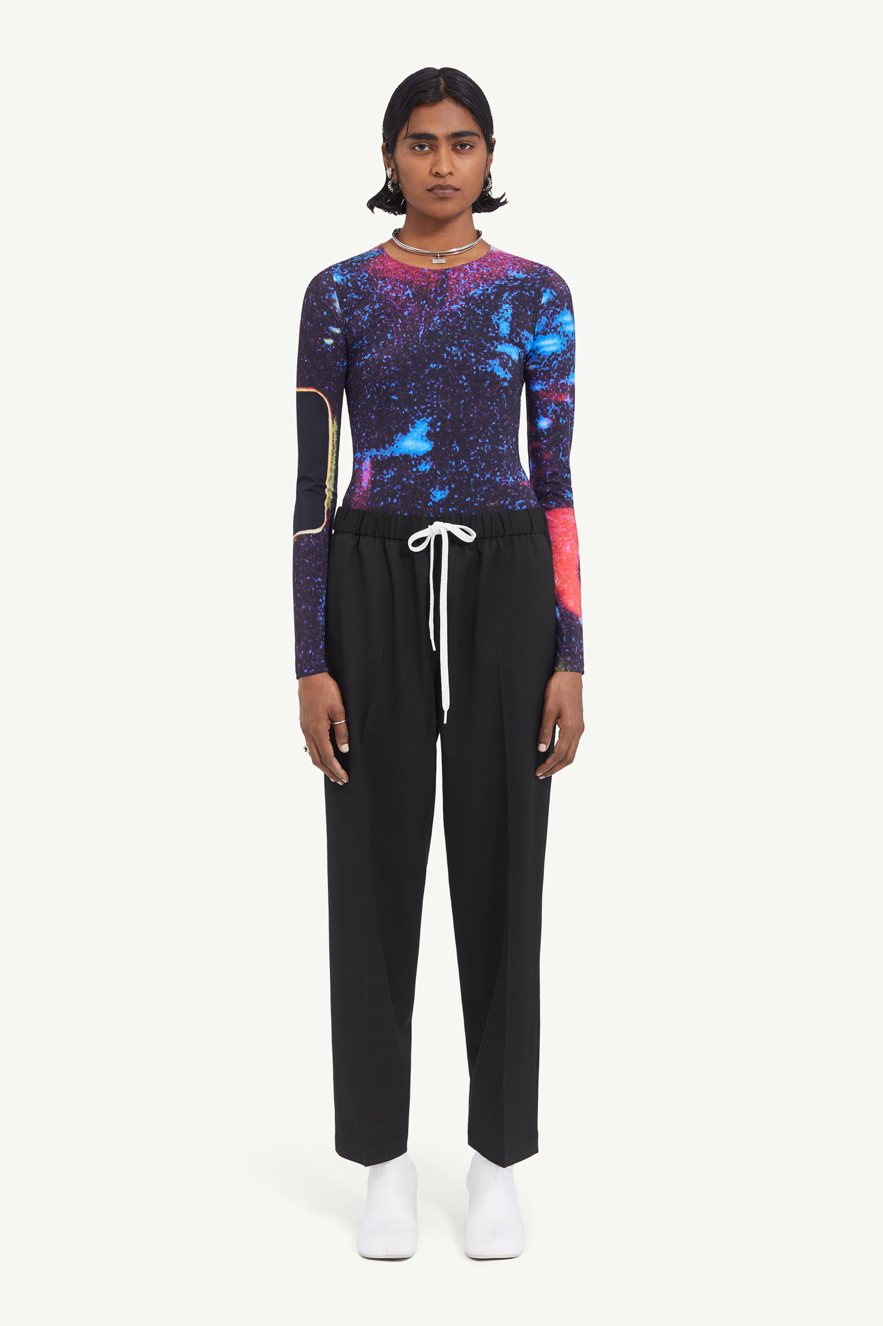 Pantalon de tailleur cordon | femme