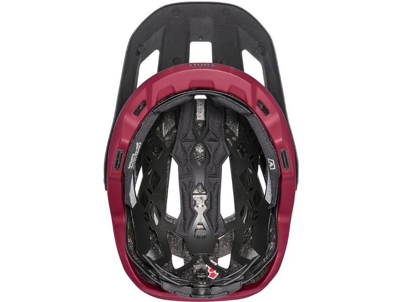 uvex Helm Renegade MIPS Black Mat/Ruby Red, 54 - 58 Mountainbike-Helm