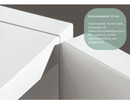 Badkamermeubelset NOBILIA Programma 1 BxHxD 210 x 169,1 x 48,7 cm, frontkleur eiken naturel, met wastafelmeubel en 3-deurs spiegelkast met LED-verlichting, onderkast, halfhoge kast, greeplijst mat chroom, 118