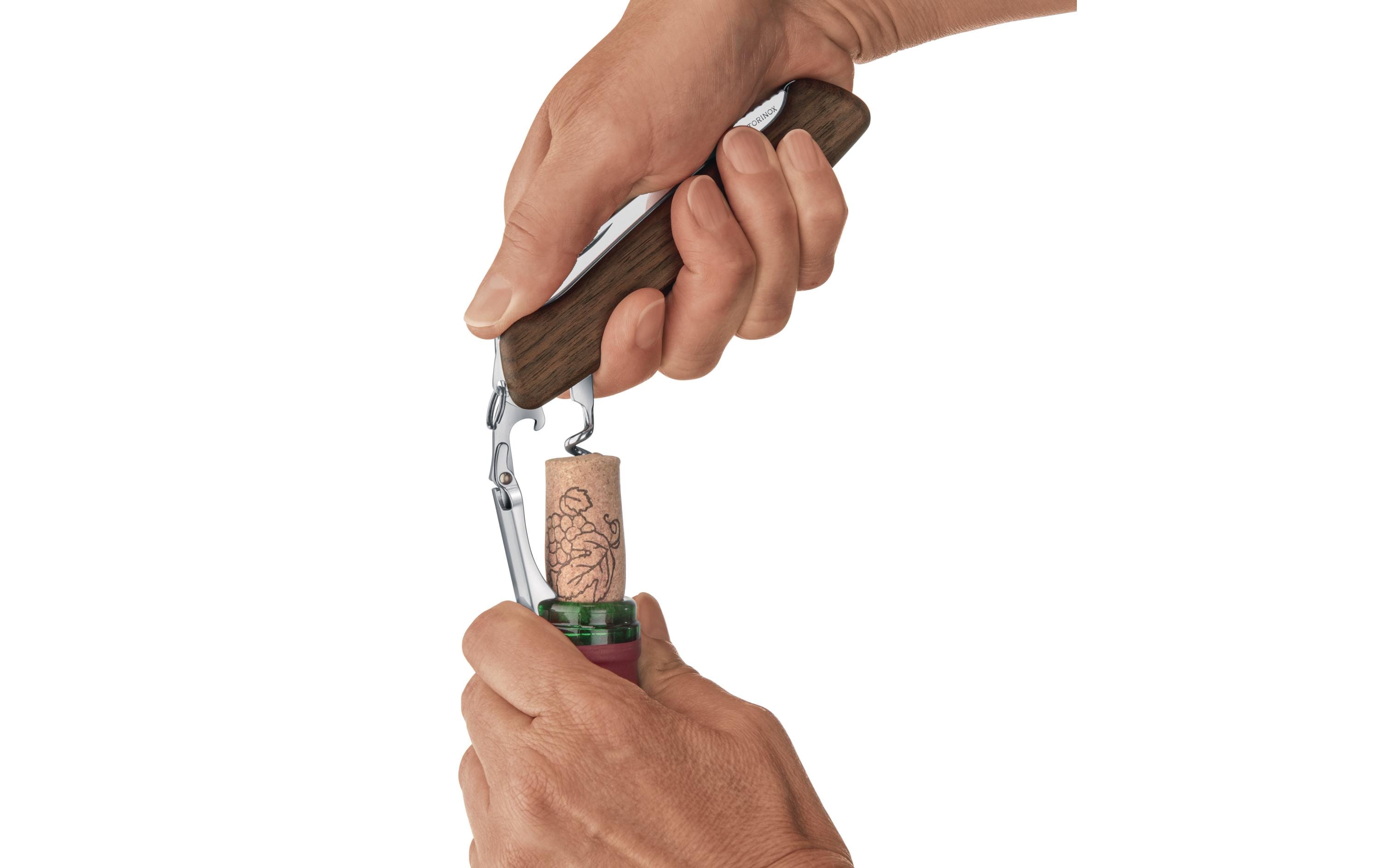 Taschenmesser Wine Master Nussbaumholz<br>Schweizer Sackmesser