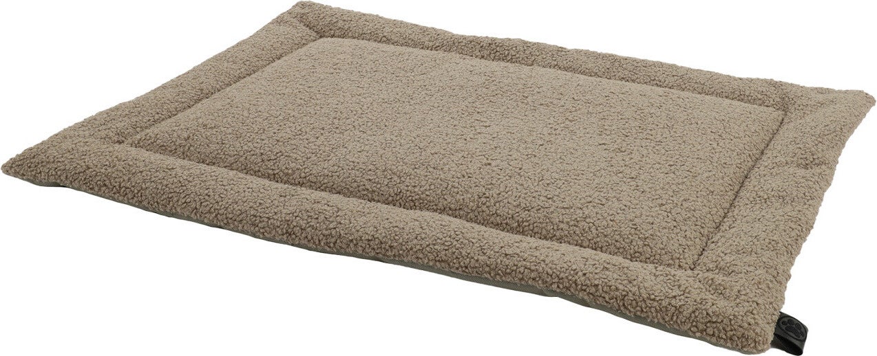 Overseas Petlife benchkussen Teddy taupe 60 x 45 x 2 cm