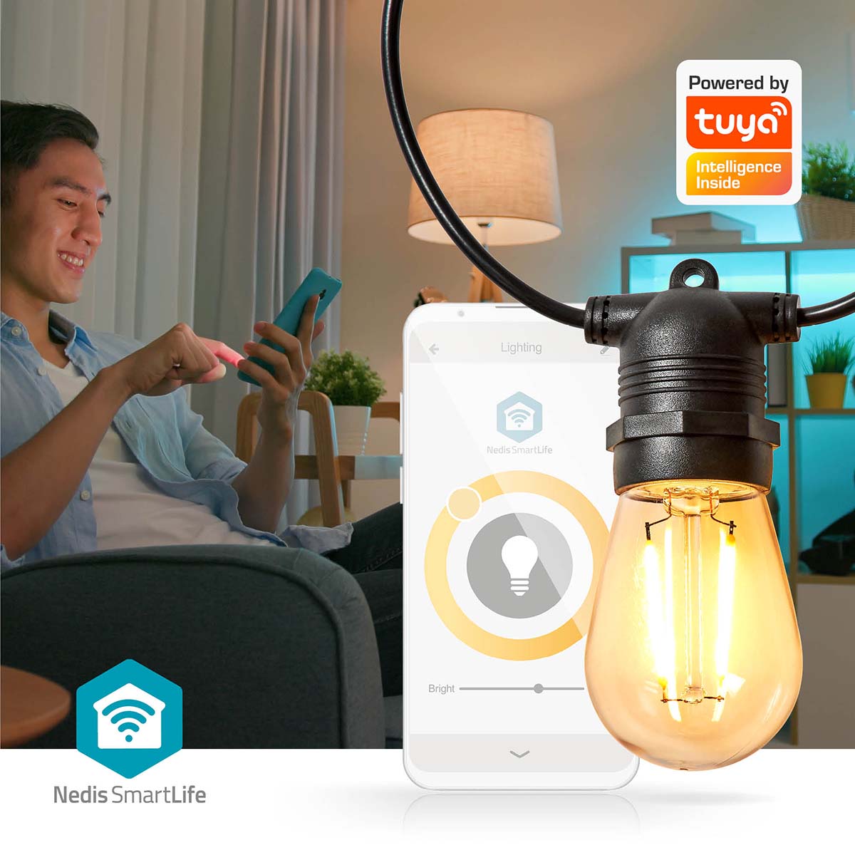 Nedis WIFILP01F10 SmartLife decoratieve verlichting