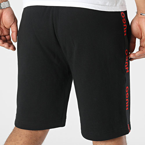 Short Jogging A Bandes Sporty Logo 50496996 Noir