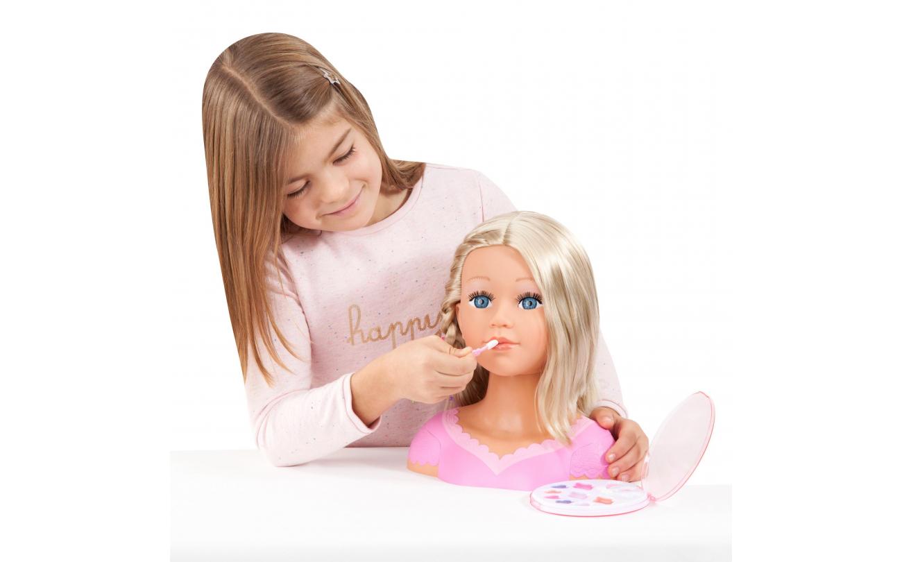 Charlene Super Model kaphoofd met make-up