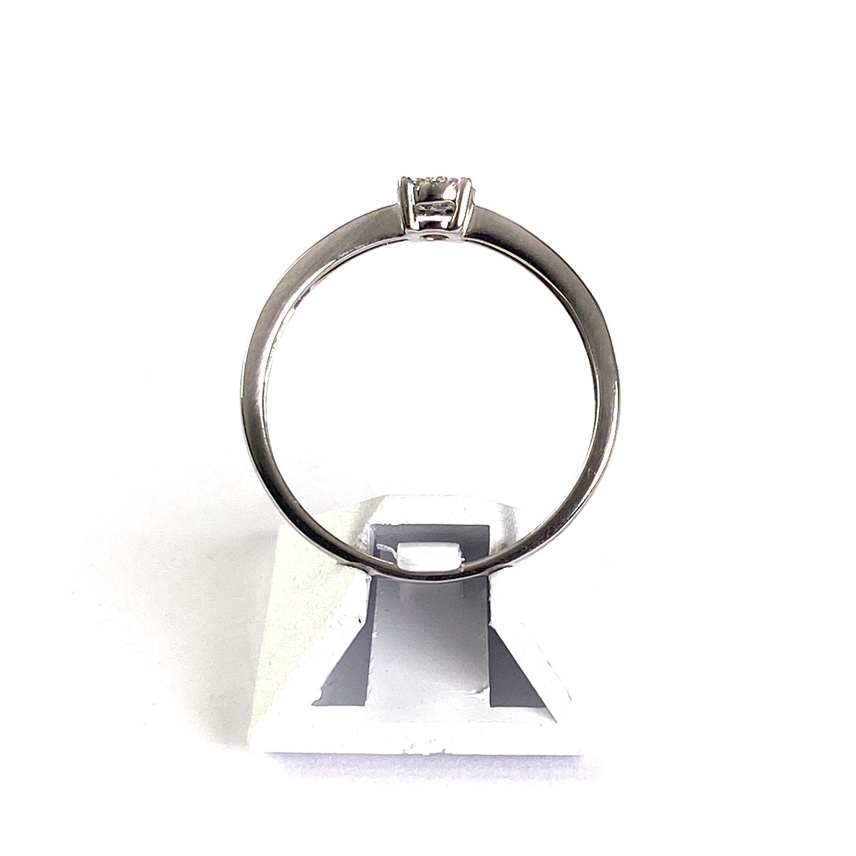 Bague d'occasion or 375 blanc diamants