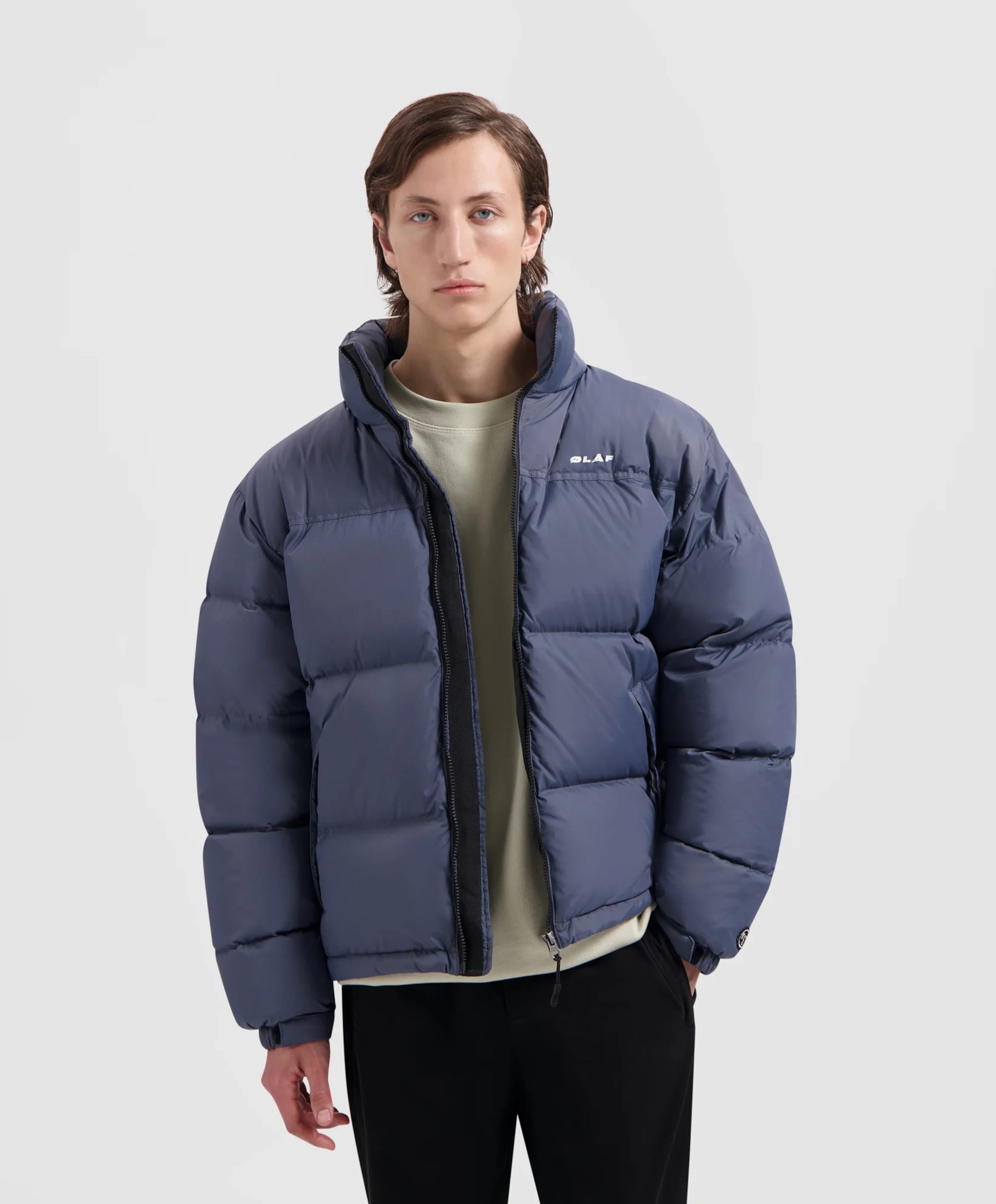 Olaf Heren jas blauw
