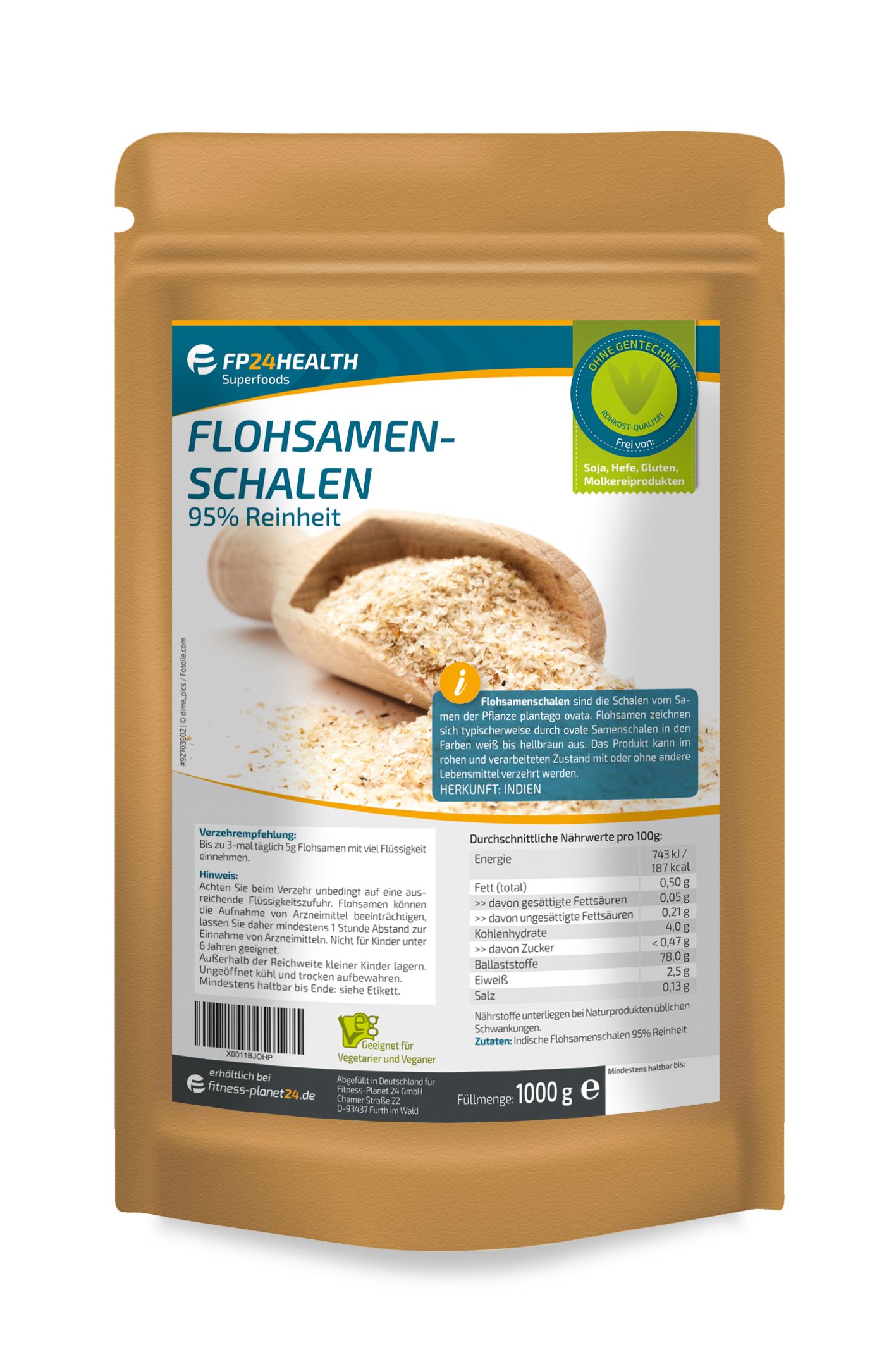 FP24 Health Flohsamenschalen Indisch