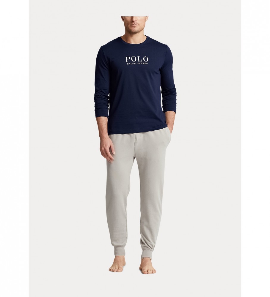 Camisa de pijama azul marinho Ralph Lauren