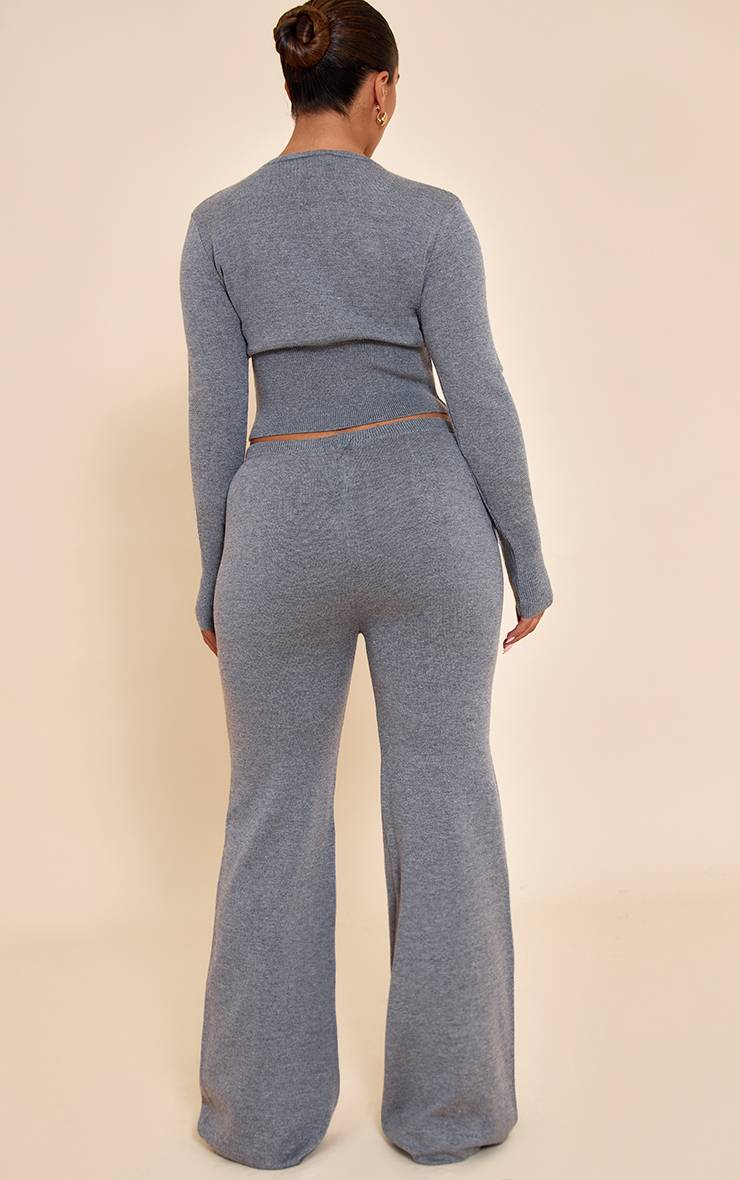 Charbon Pantalon Taille Nouée En Maille Shape