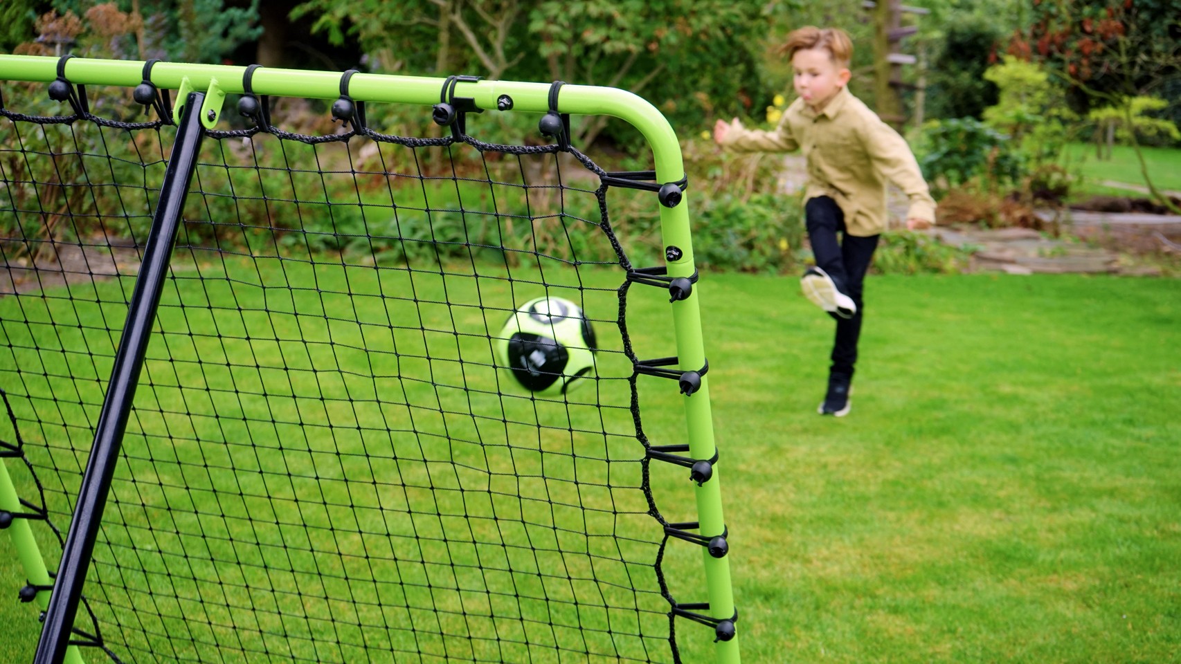 EXIT - Tempo Multisport Rebounder 100x100cm - Grøn/Sort (43.20.10.00)