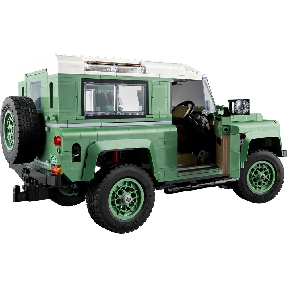 (2336-tlg. Set) Icons Klemmbausteine Offroad Car Auto Spielzeug Fahrzeug Modell Bausatz (10317) Lizenziert - Klassischer Land Rover Defender 90