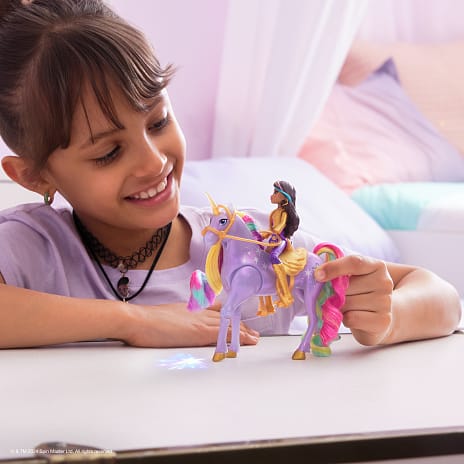 Unicorn academy Sophia & Light Magic Wildstar dukke og hest
