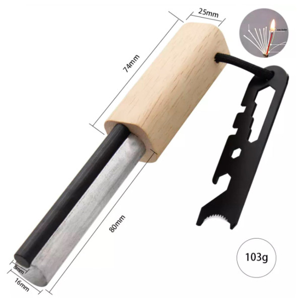Origin Outdoors - Zündstahl Striker 2 in 1