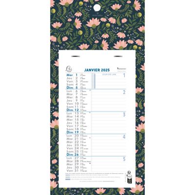 Calendrier mensuel sur plaque Mini Labo - 16 x 33 cm - Exacompta