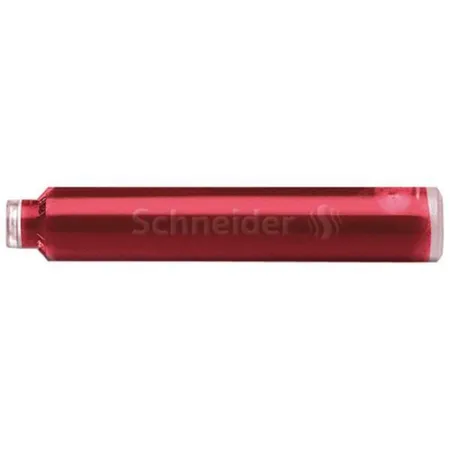Schneider Tintenpatronen rot, 6 Stück