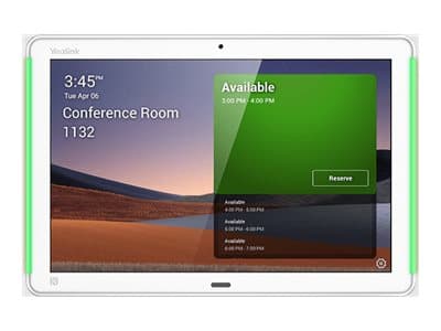 Yealink RoomPanel Plus - Room manager - med kamera - kablet, trådløs - 802.11a/b/g/n/ac, Bluetooth 5.2, NFC - 10/100 Ethernet