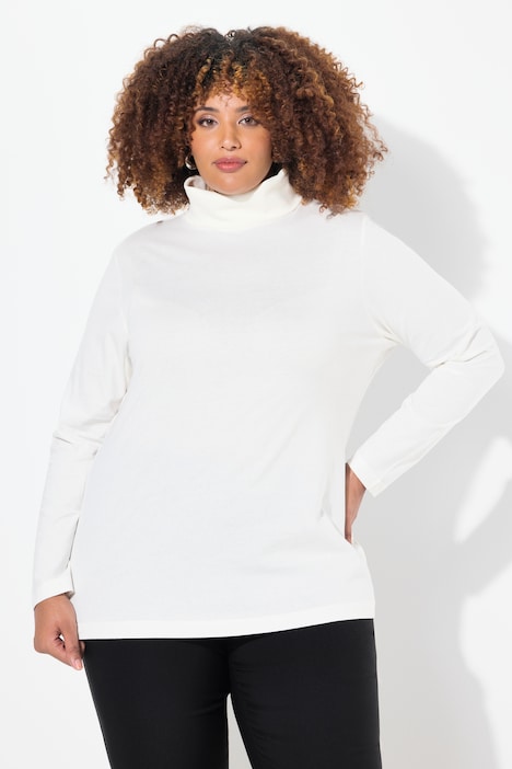 Shirt, Rollkragen, Slim, Langarm