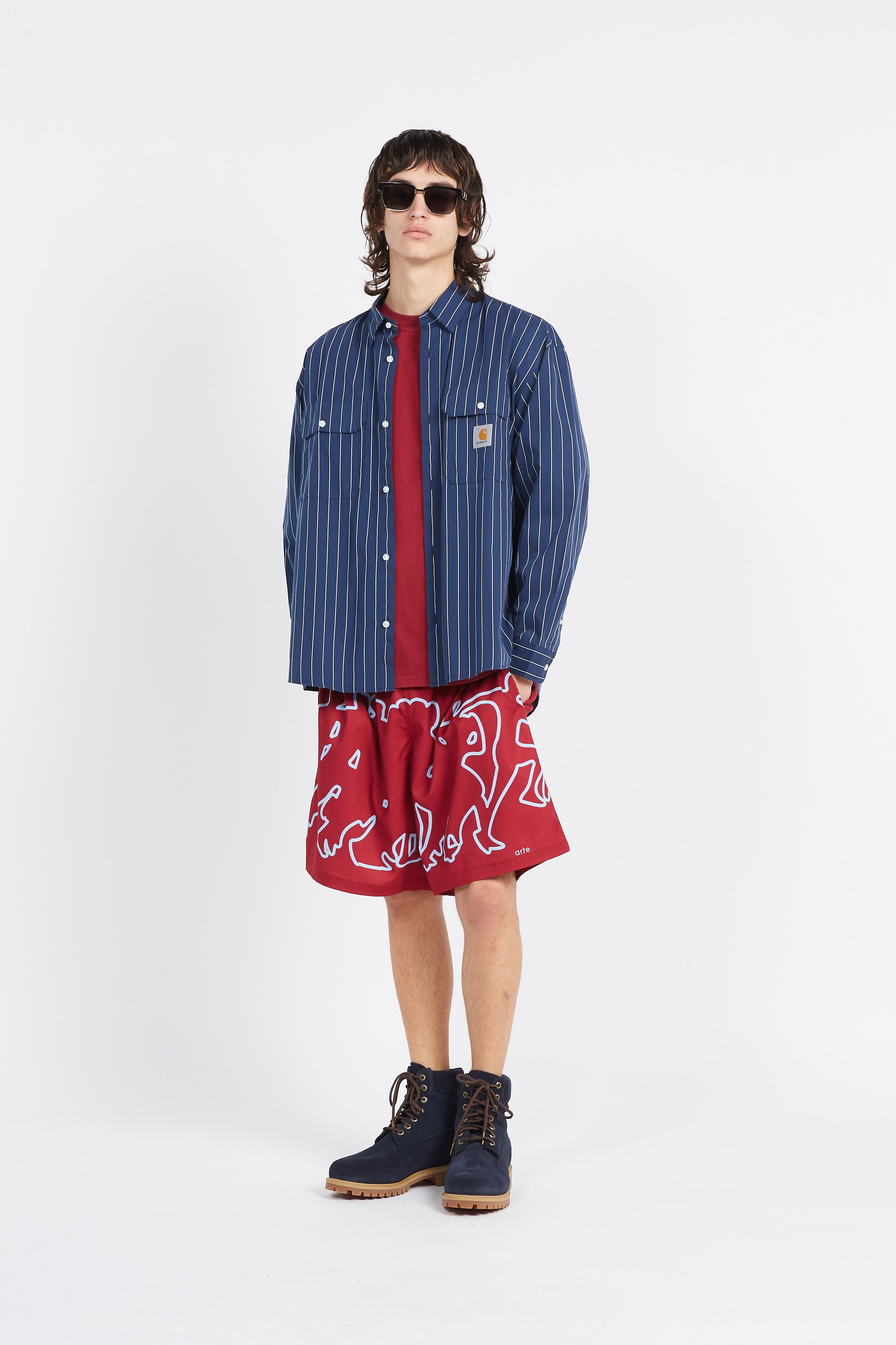CARHARTT WIP Chemise L/S Orlean Shirt Bleu