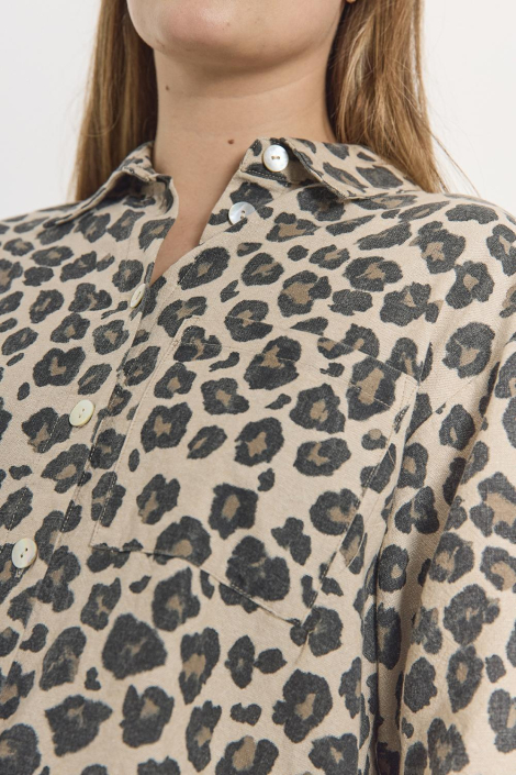 Freequent bruine dames blouse