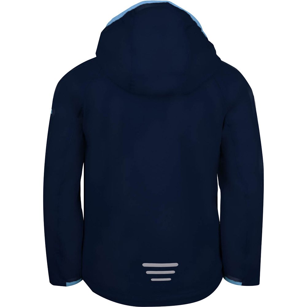 Trollkids Kvalvika Softshelljacke Kinder navy white med blue