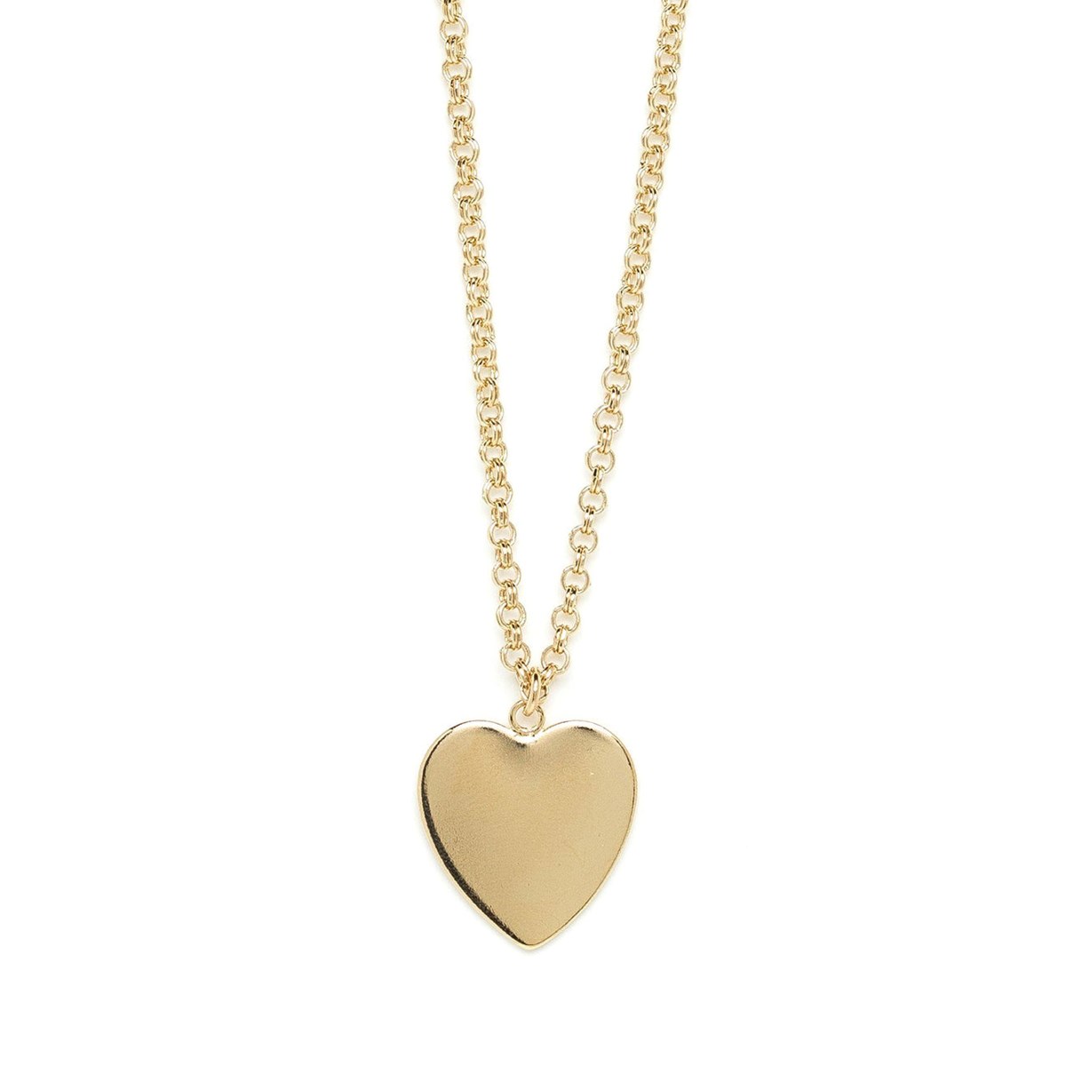 collier coeur doré à l'or fin - APHRODITE