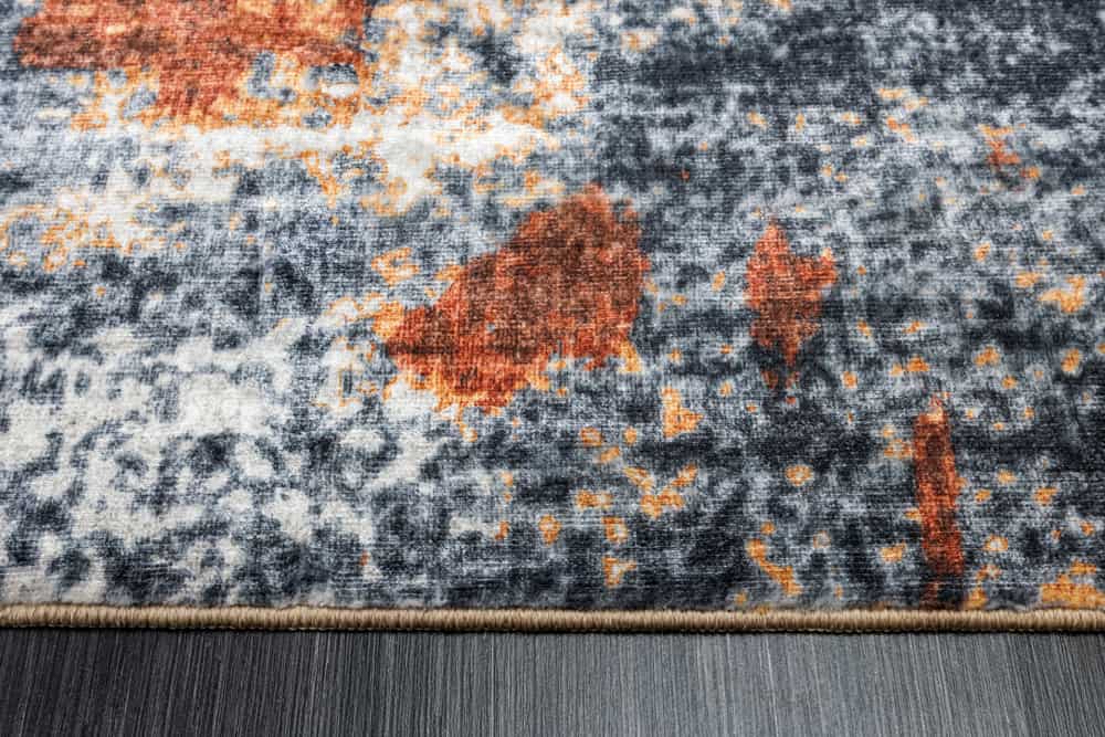 Design Teppich MODERN ART XXL 350x240cm grau kupfer Kurzflor Indoor-Teppich