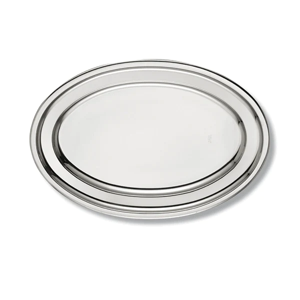 Plat ovale en inox ALFA 40 cm Inoxriv