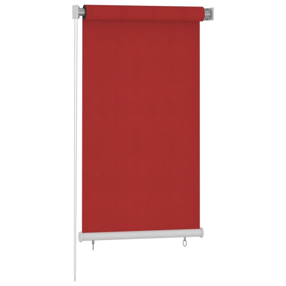 Store roulant d'extérieur 80x140 cm rouge pehd