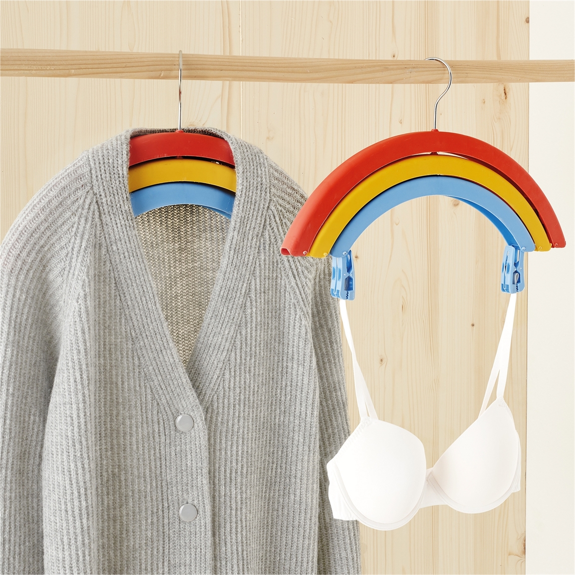 Sèche lingerie arc en ciel