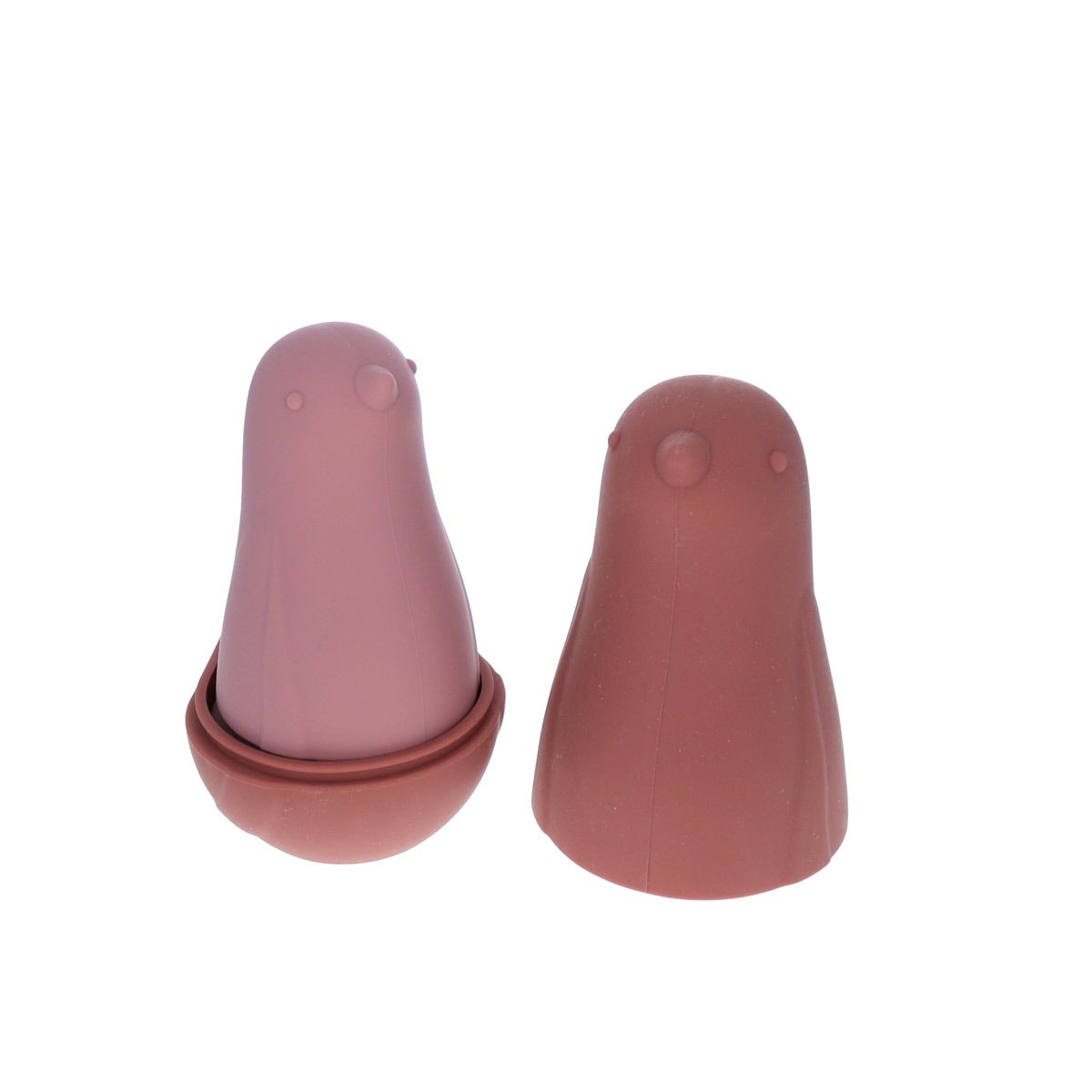 Oiseaux gigognes en silicone Mercredi et Patati