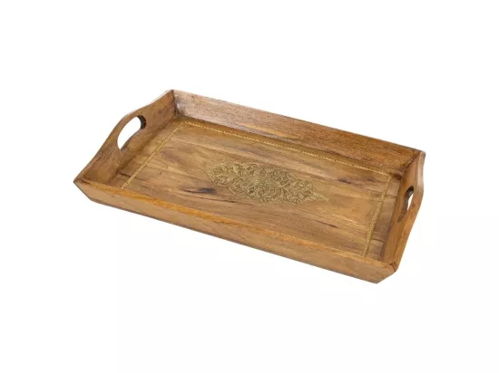 Plateau en bois 47x31x16h
