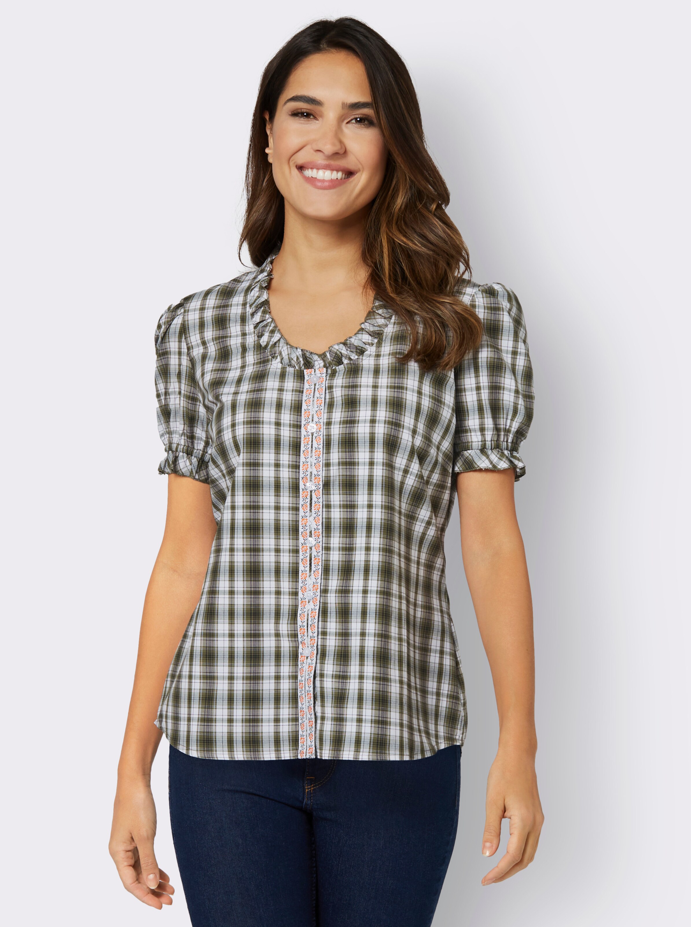 Trachtenbluse