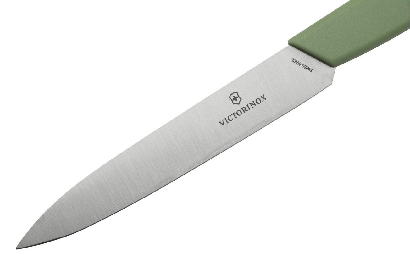 Victorinox Swiss Modern 6.9006.1042 groentemes 10 cm, mosgroen