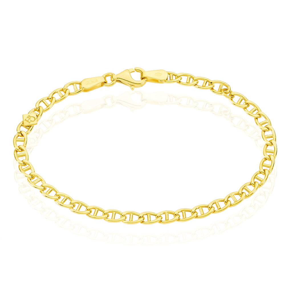 Bracelet Avi Maille Marine Or Jaune