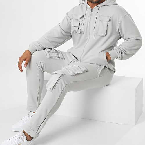 Ensemble De Survetement GK-1069T Gris Clair