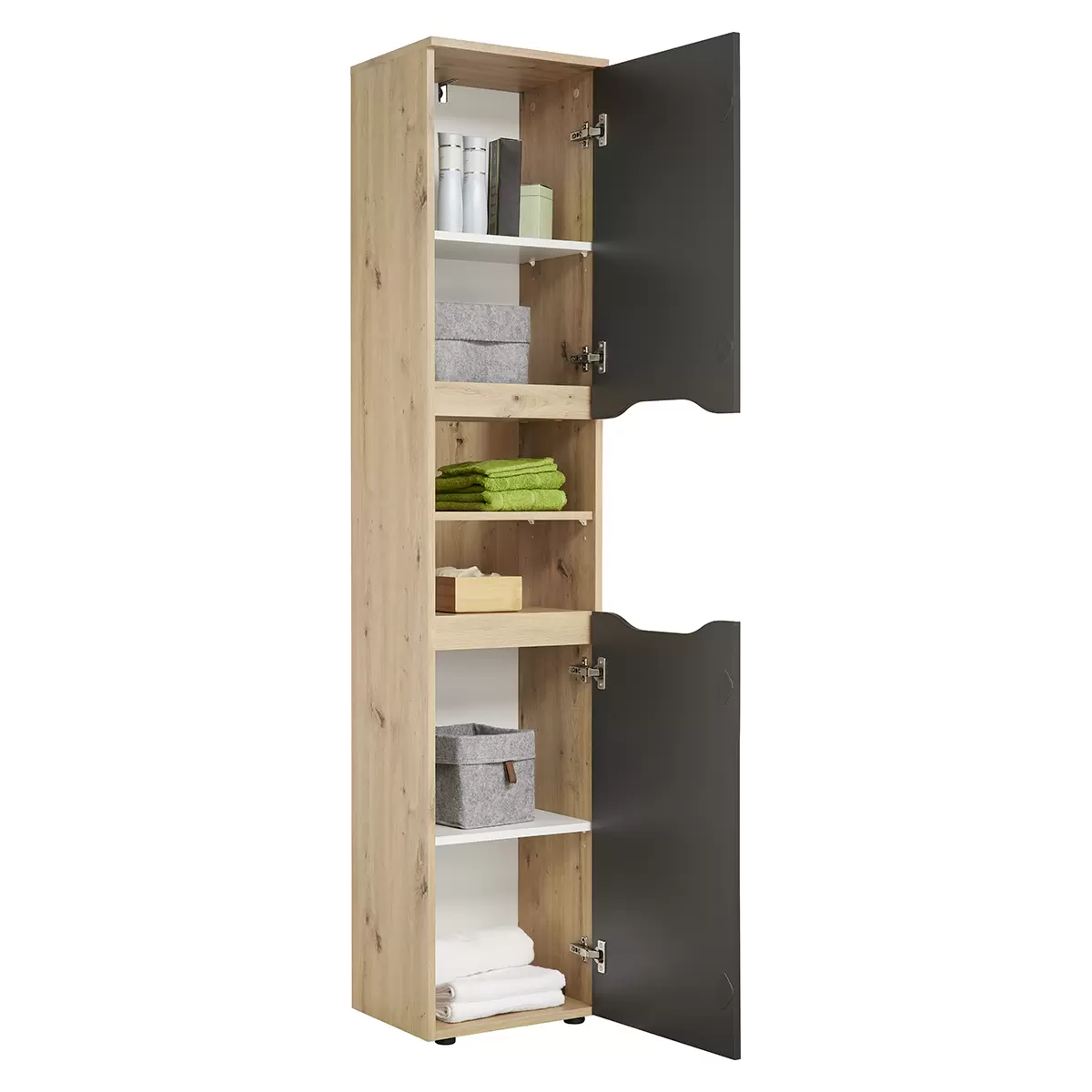 Hochschrank Giga HS Artisan Eiche,anthrazit