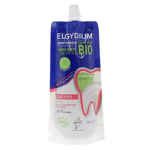 Pasta de dentes orgânica Elgydium para proteção das gengivas, 100ml