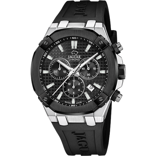Jaguar Diplomatic J1020 Herreur, Black, 44 mm