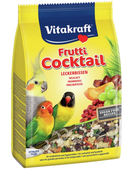 Vitakraft Cocktail Frutti Valk\/Agapornis - Vogelsnack - 250 g