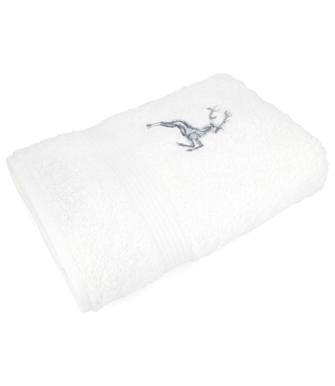 Drap de douche 70x130 cm HIRSH Bordeaux/Vert 600g/m2