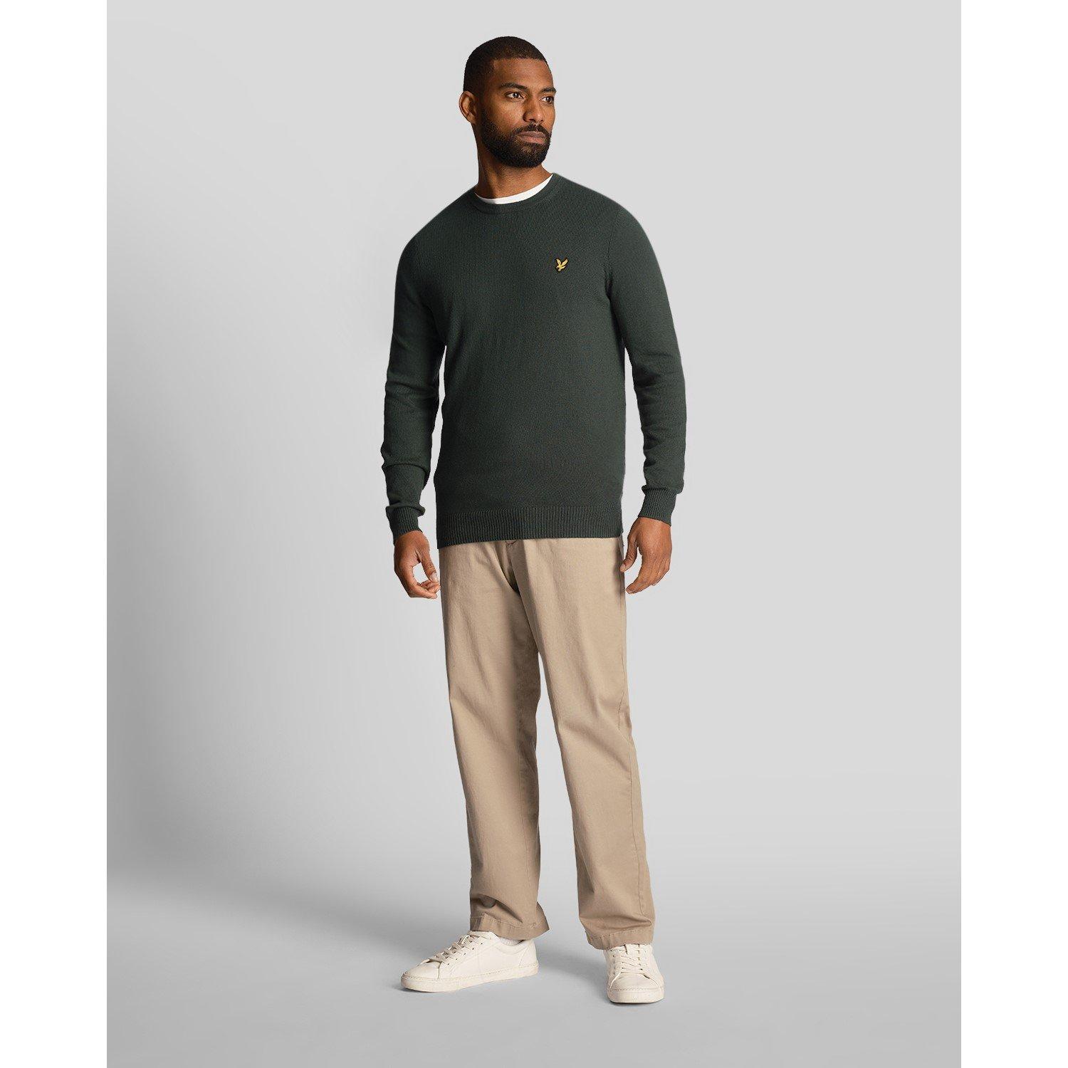 Lyle and Scott Merino Crew Knit Sweater