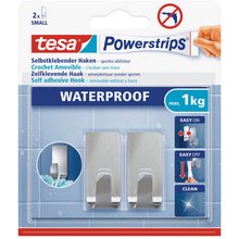 Powerstrips Crochet en acier inoxydable ZOOM WATERPROOF