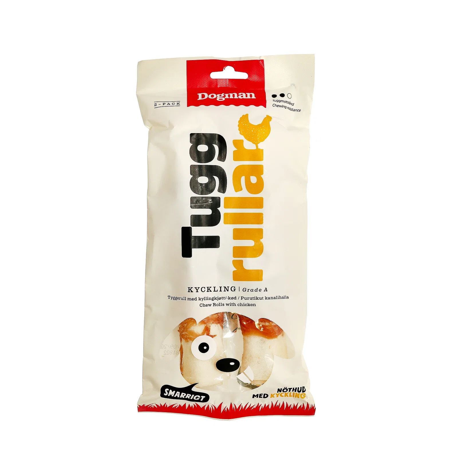 Dogman Dogman Tyggeruller M Kylling 2 pk