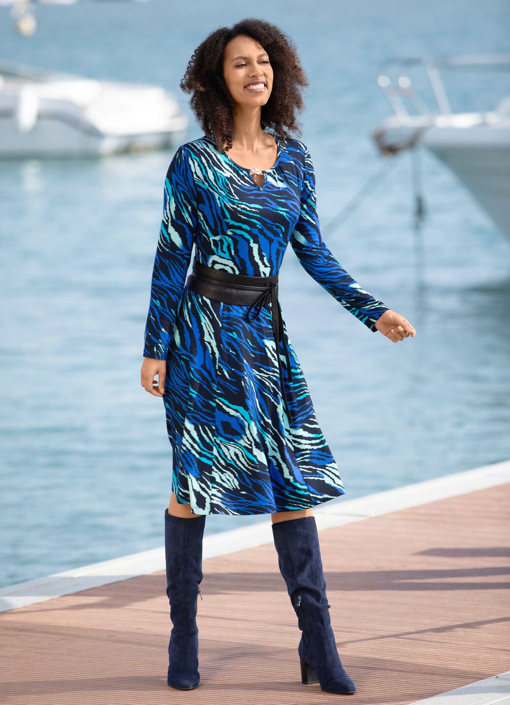 Kleid in Schlupfform
