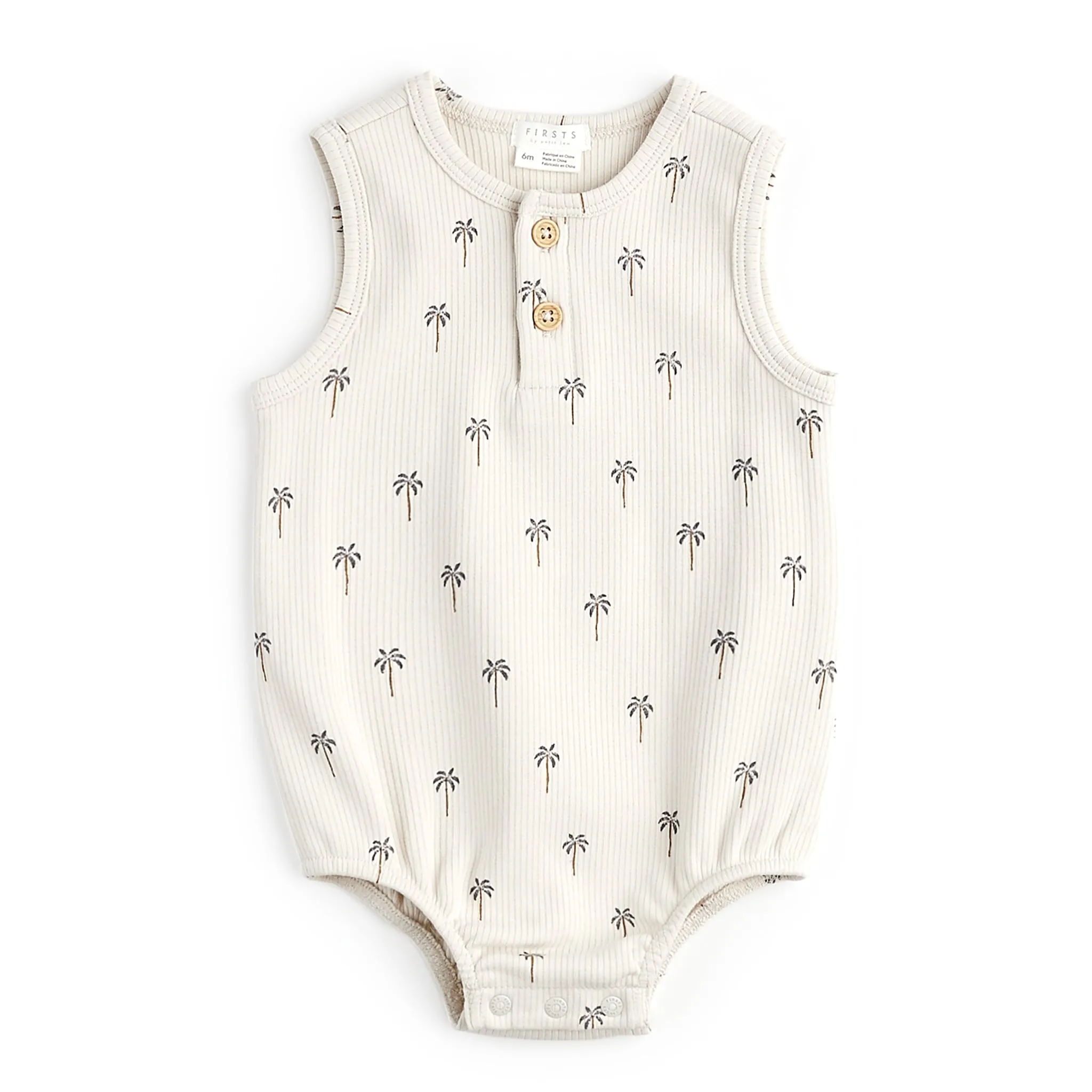 Firsts par Petit Lem Barboteuse Palmier Noix Coco